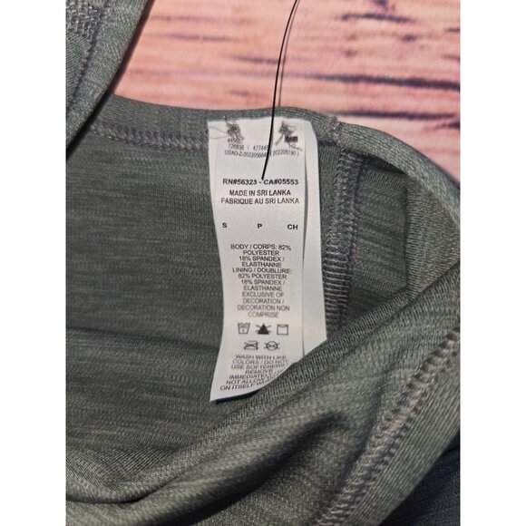 Nike Womens Longline Sports Bra Smoke Grey Heather Small NWT - Picture 5 of 8
